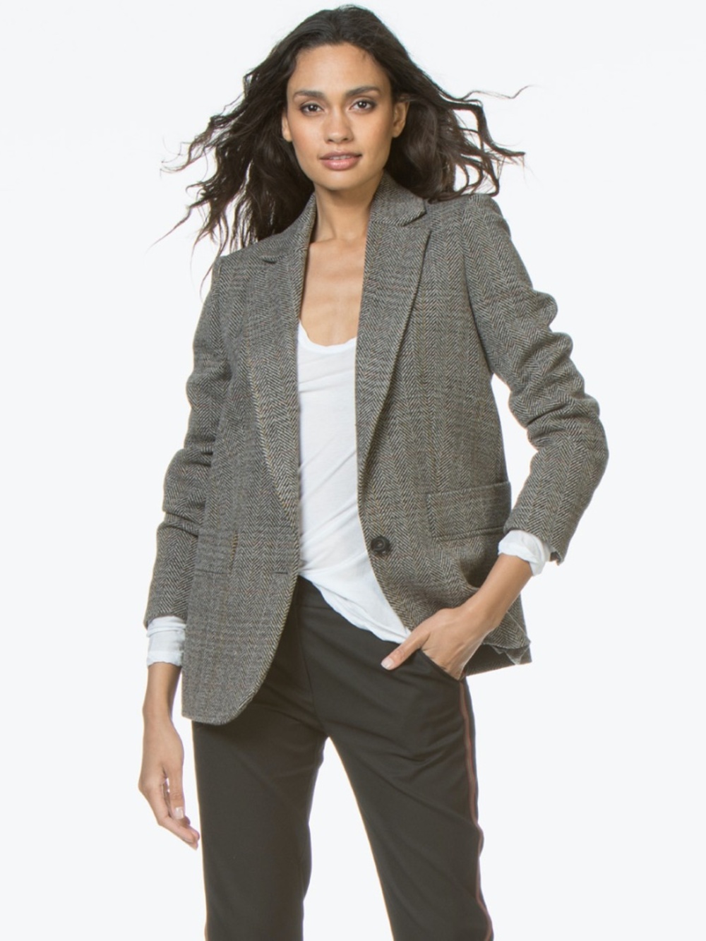 NWOT BA&SH HERRINGTON BLAZER - MARRON 0